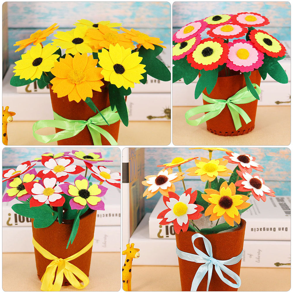 5Sets Flower Craft Kits Nonwov - Art Craft For Kindergarten recensie en prijs