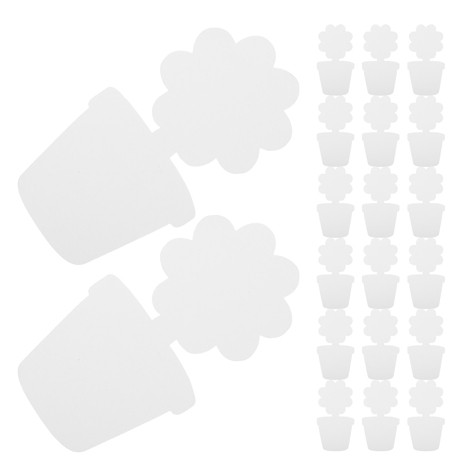 20Pcs White Cardboard Flower P - Art Craft Class recensie en prijs