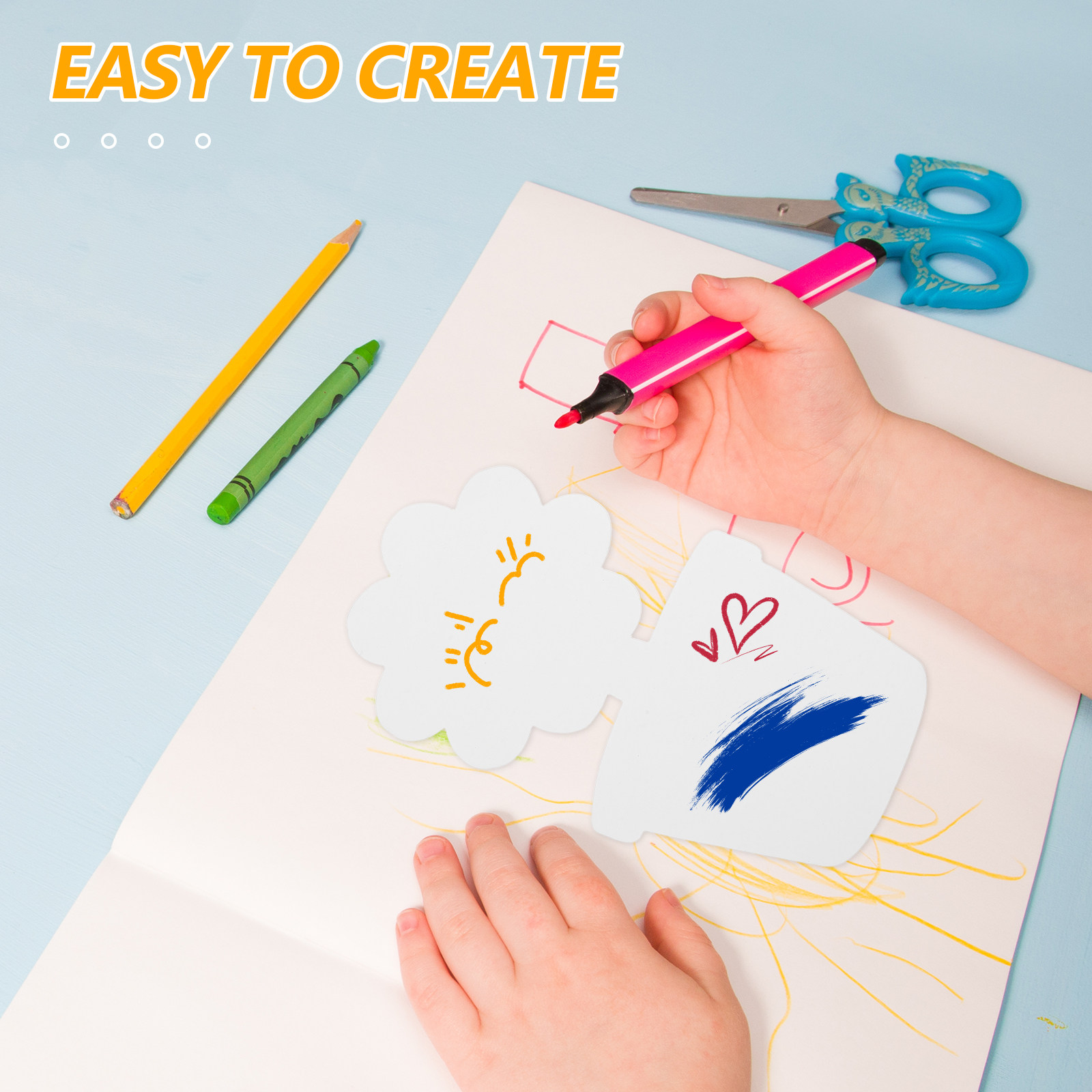 20Pcs White Cardboard Flower P - Art Craft Class recensie en prijs