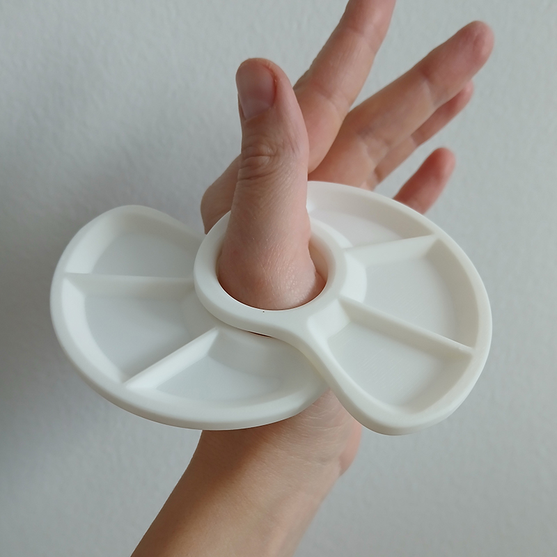 1/2pc Thumb Palette Ergonomic  - Art Craft Class recensie en prijs