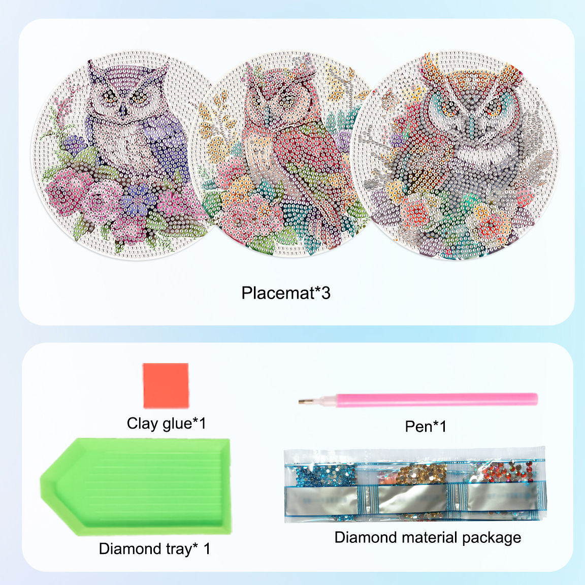 3Pcs Diamond Art Painting Plac - Art Craft Kitchen recensie en prijs