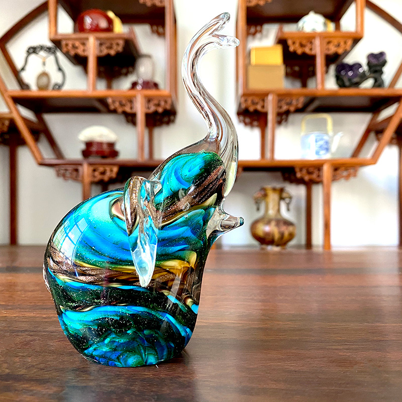 4 Colors Crystal Glass Elephan - Art And Craft For Xmas recensie en prijs