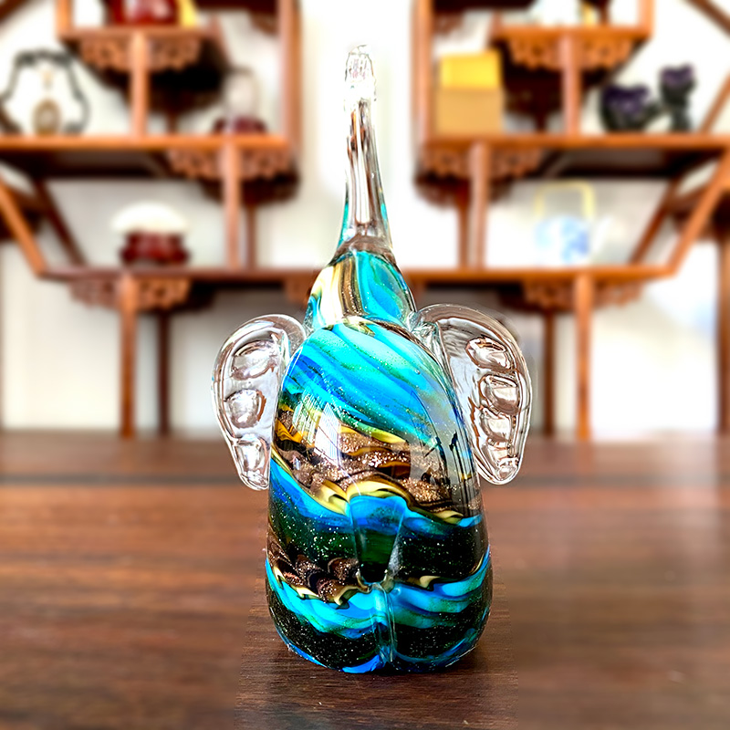 4 Colors Crystal Glass Elephan - Art And Craft For Xmas recensie en prijs