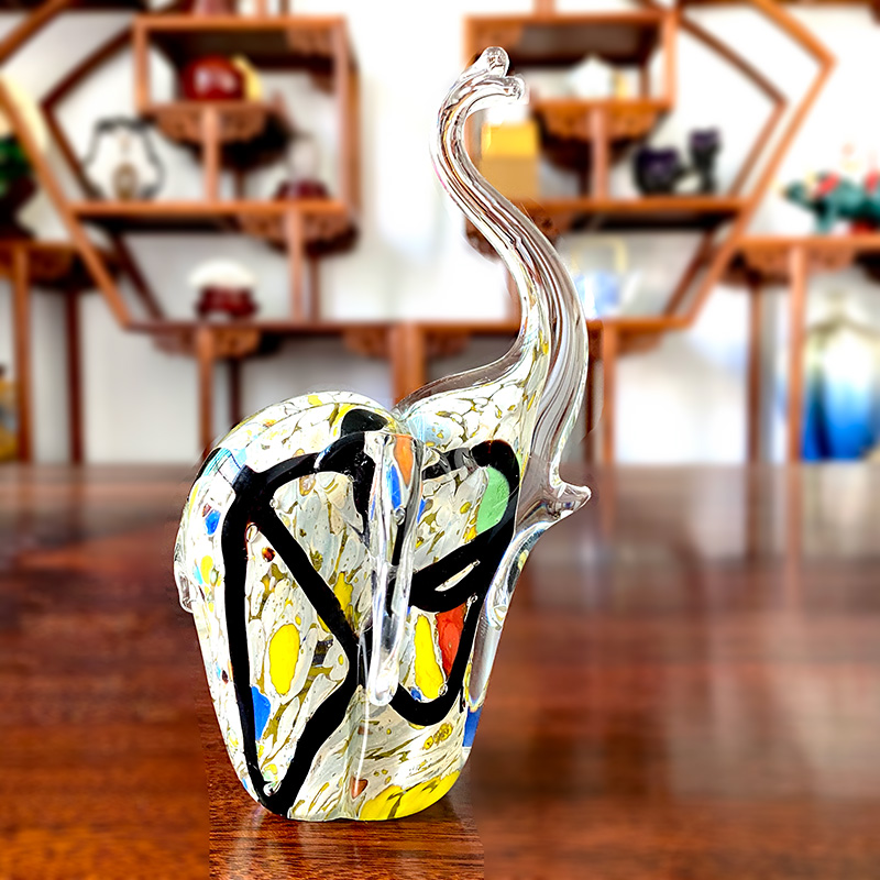 4 Colors Crystal Glass Elephan - Art And Craft For Xmas recensie en prijs
