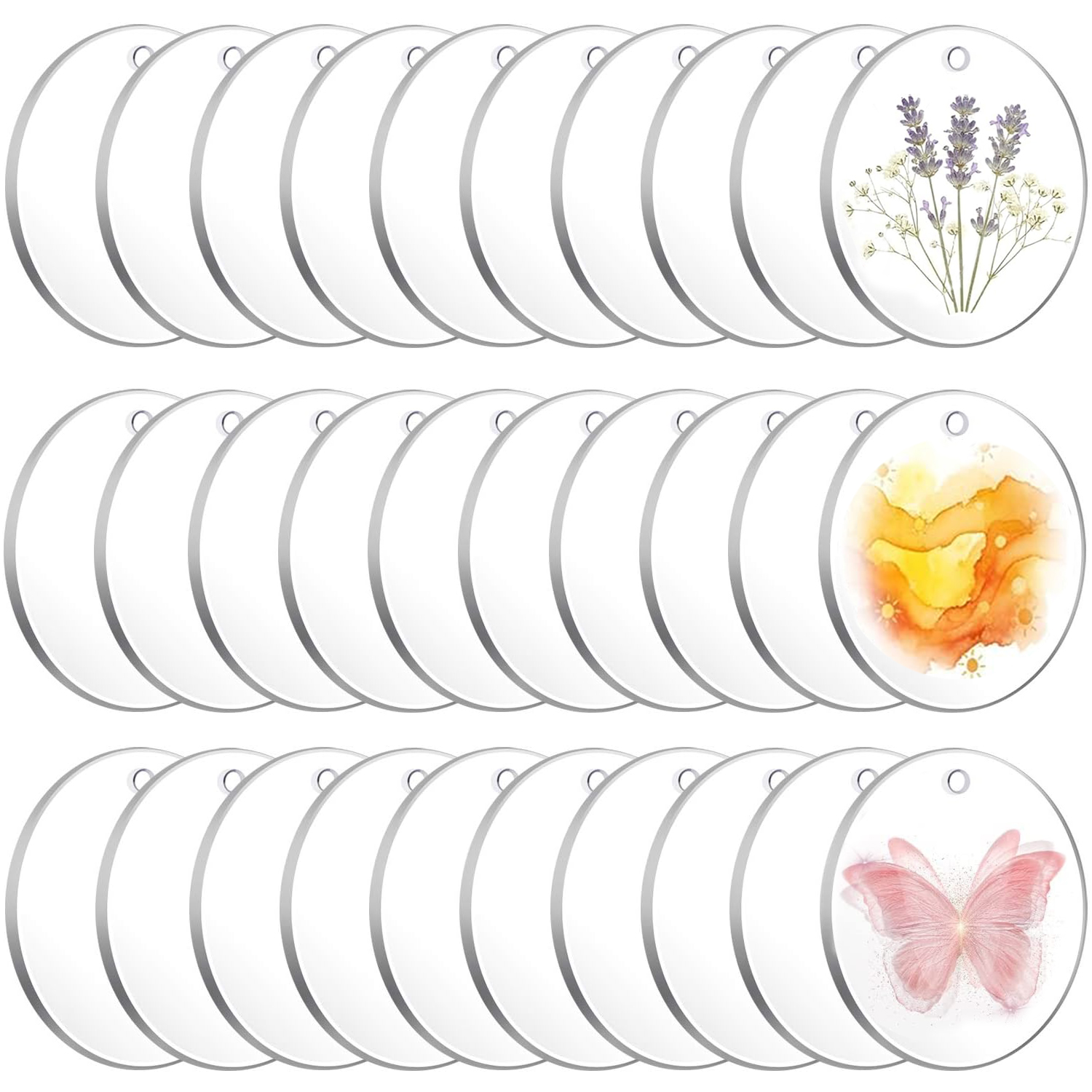 30 Pcs Clear Acrylic Circles 2 - Art Craft Activity recensie en prijs
