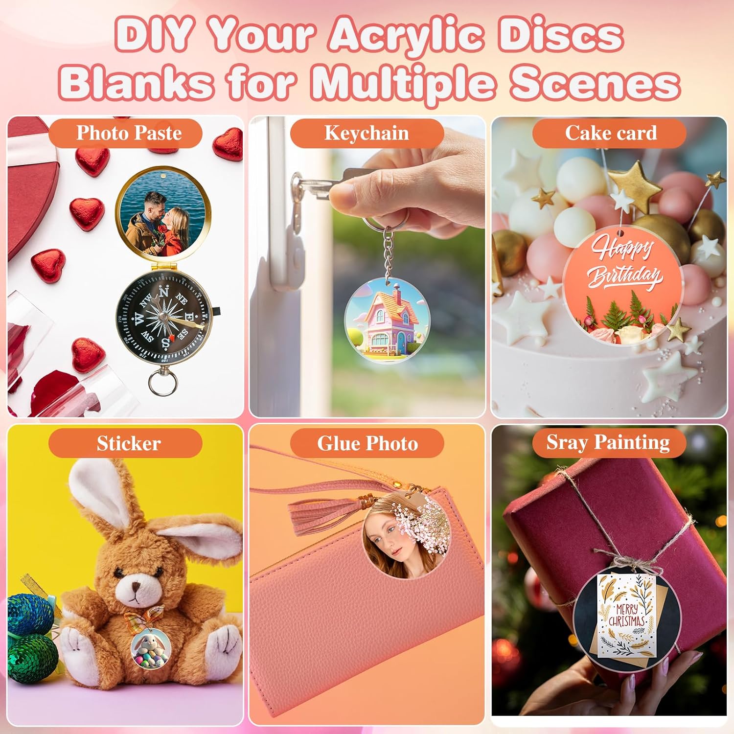 30 Pcs Clear Acrylic Circles 2 - Art Craft Activity recensie en prijs
