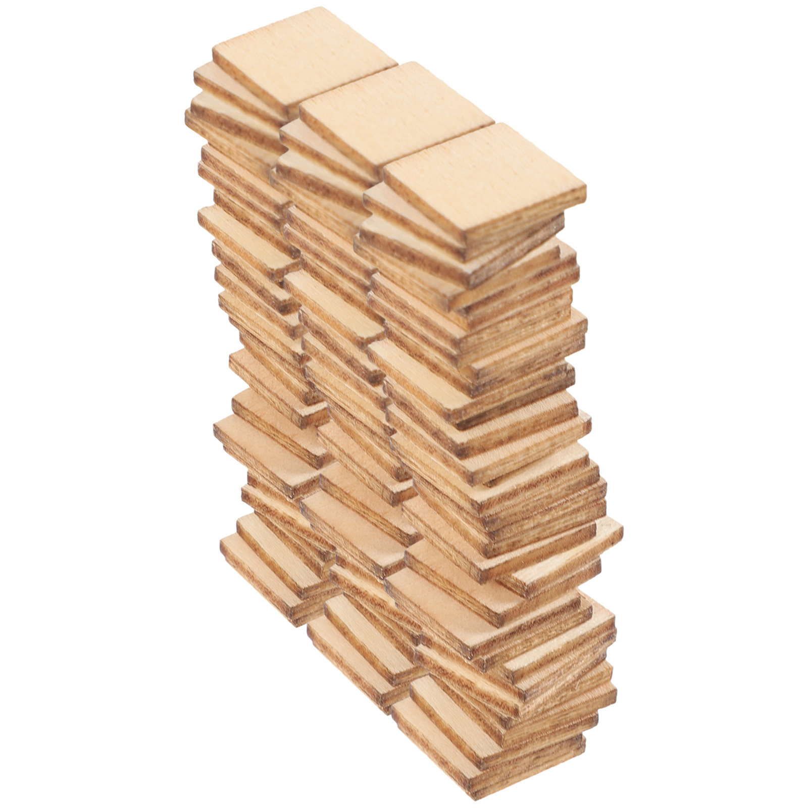 100Pcs 10Mm Square Wood Slices - Art Craft Class recensie en prijs