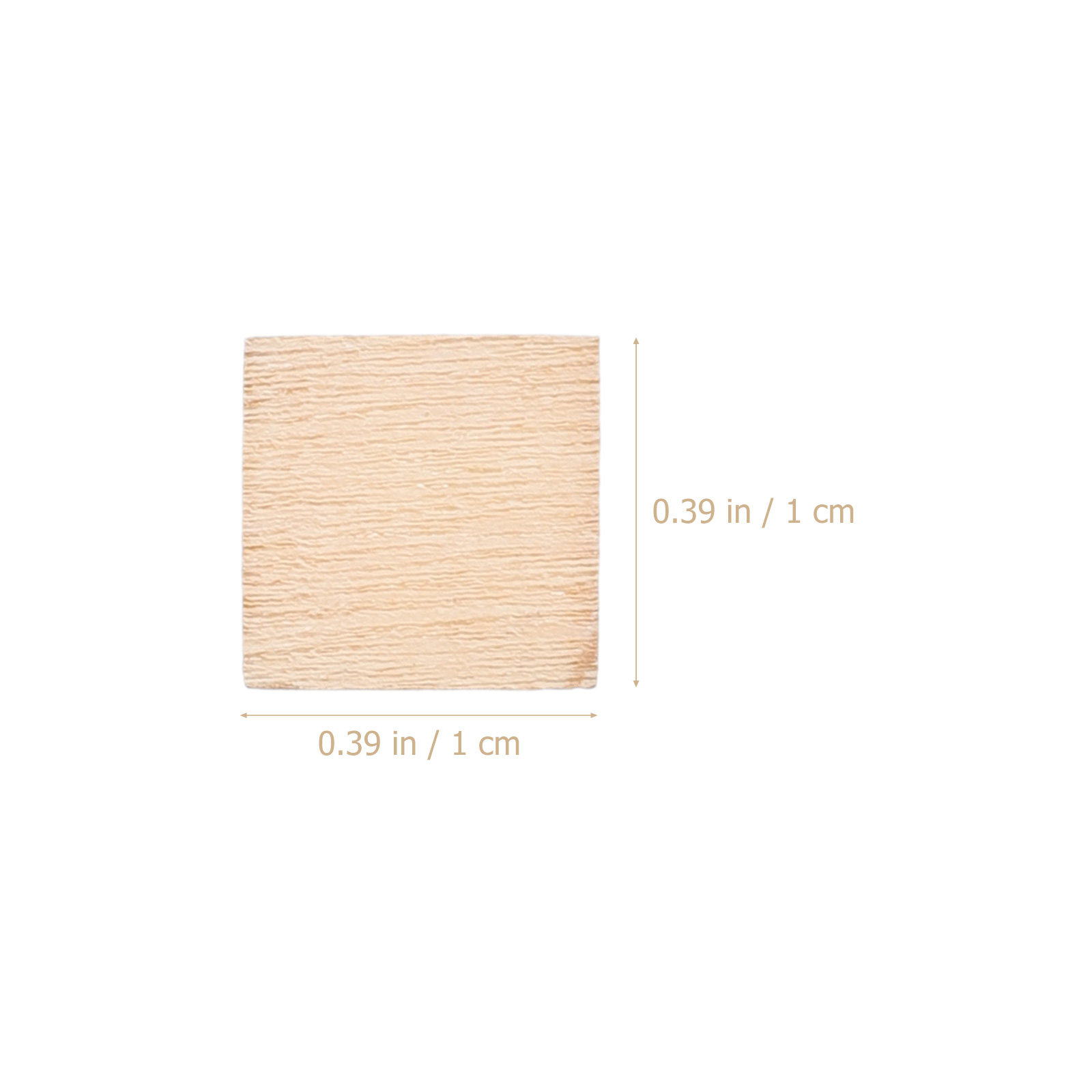 100Pcs 10Mm Square Wood Slices - Art Craft Class recensie en prijs