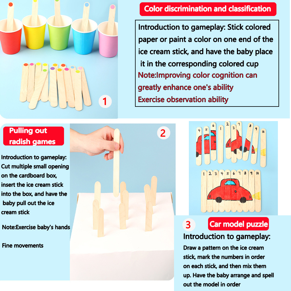 20/100/500Pcs Ice Cream Popsic - Art Craft Kitchen recensie en prijs