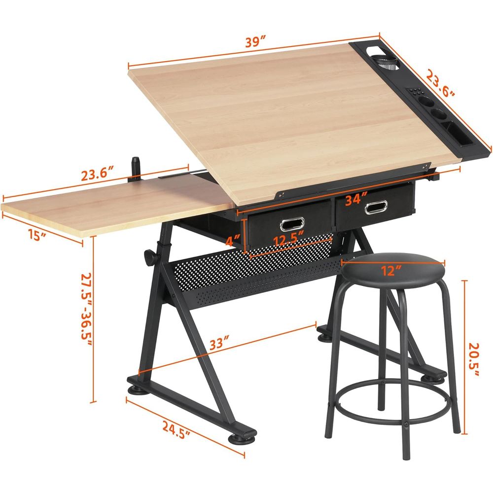 Height Adjustable Drating Tabl - Art & Craft Job Vacancies recensie en prijs