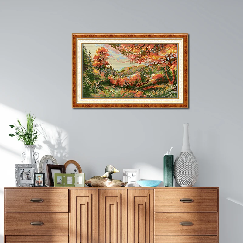 Autumn Scenery Pattern Cross S - Art And Craft Autumn recensie en prijs
