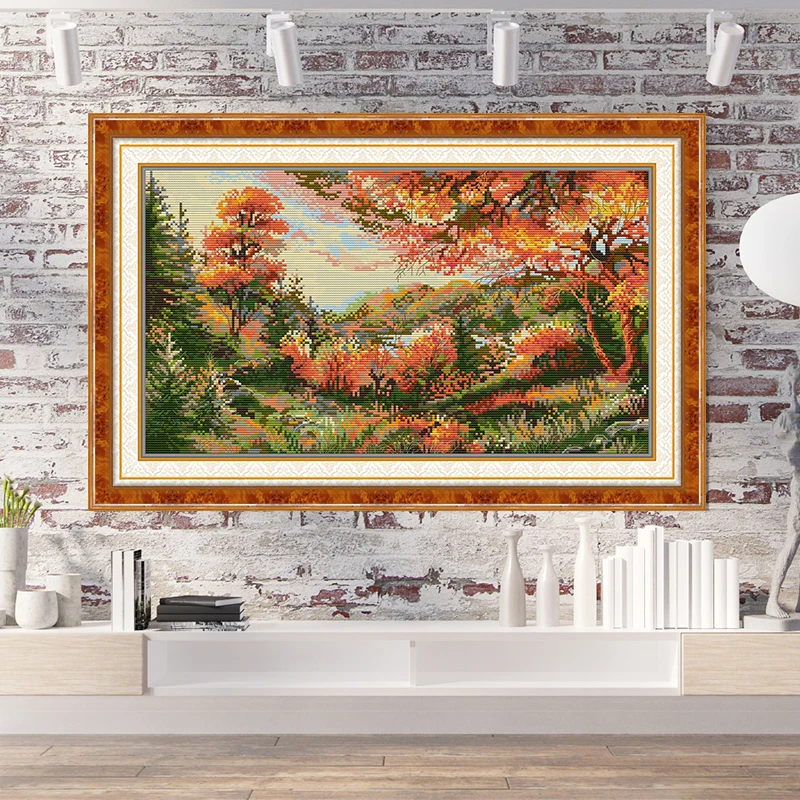 Autumn Scenery Pattern Cross S - Art And Craft Autumn recensie en prijs