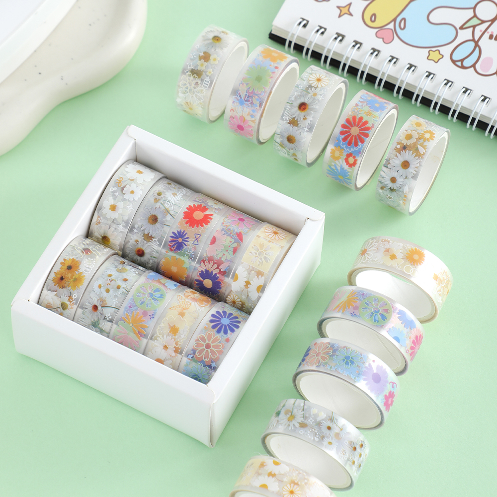 10 Rolls Daisy PET Masking Tap - Art Craft Activity recensie en prijs
