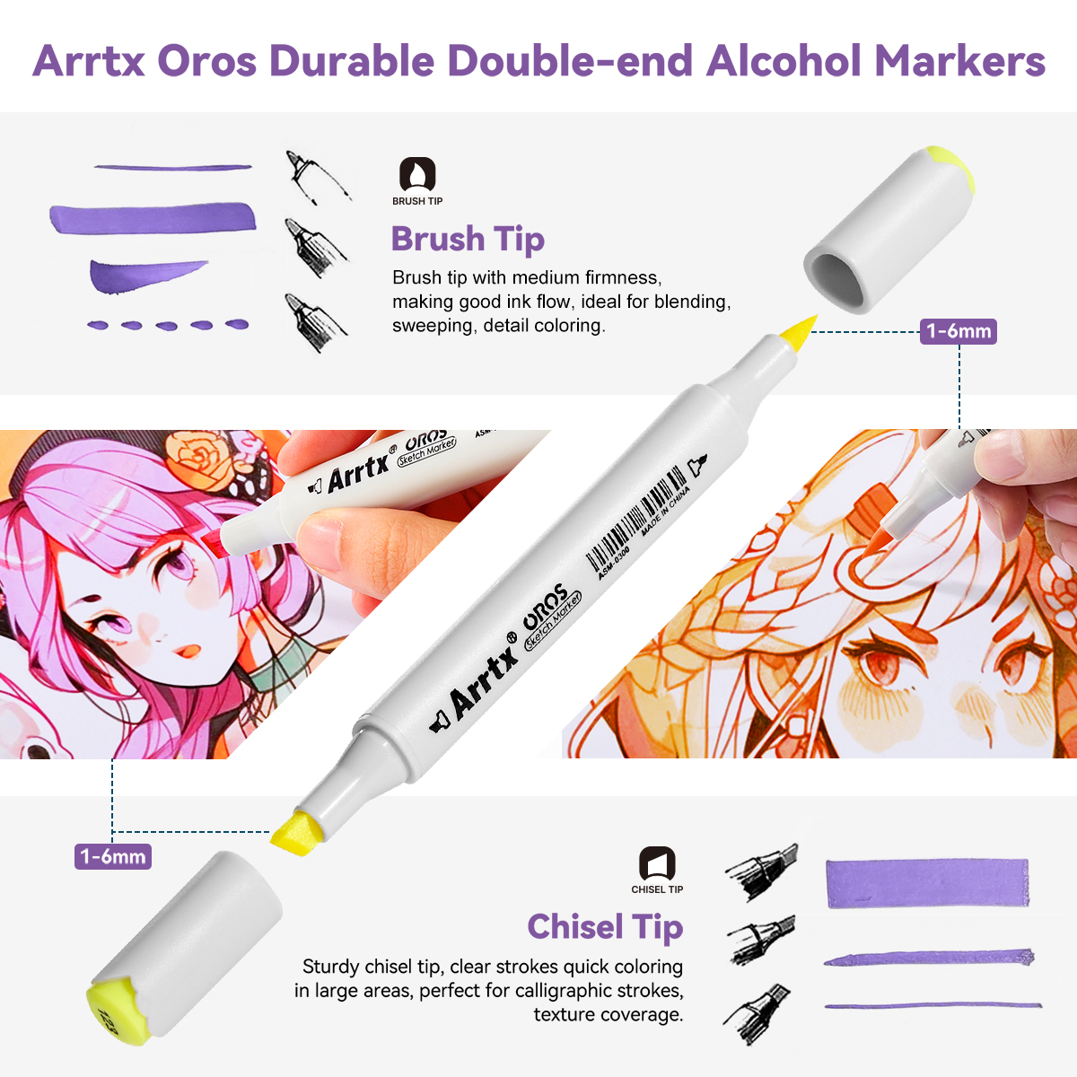 Arrtx Oros 66 Pastel Colors Al - Illustration Marker Set recensie en prijs