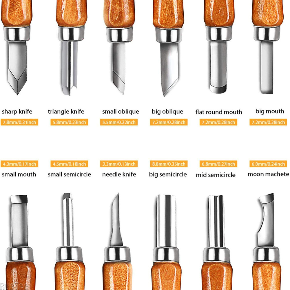 12Pcs SK2 Woodworking Carving  - Craft Art Set recensie en prijs