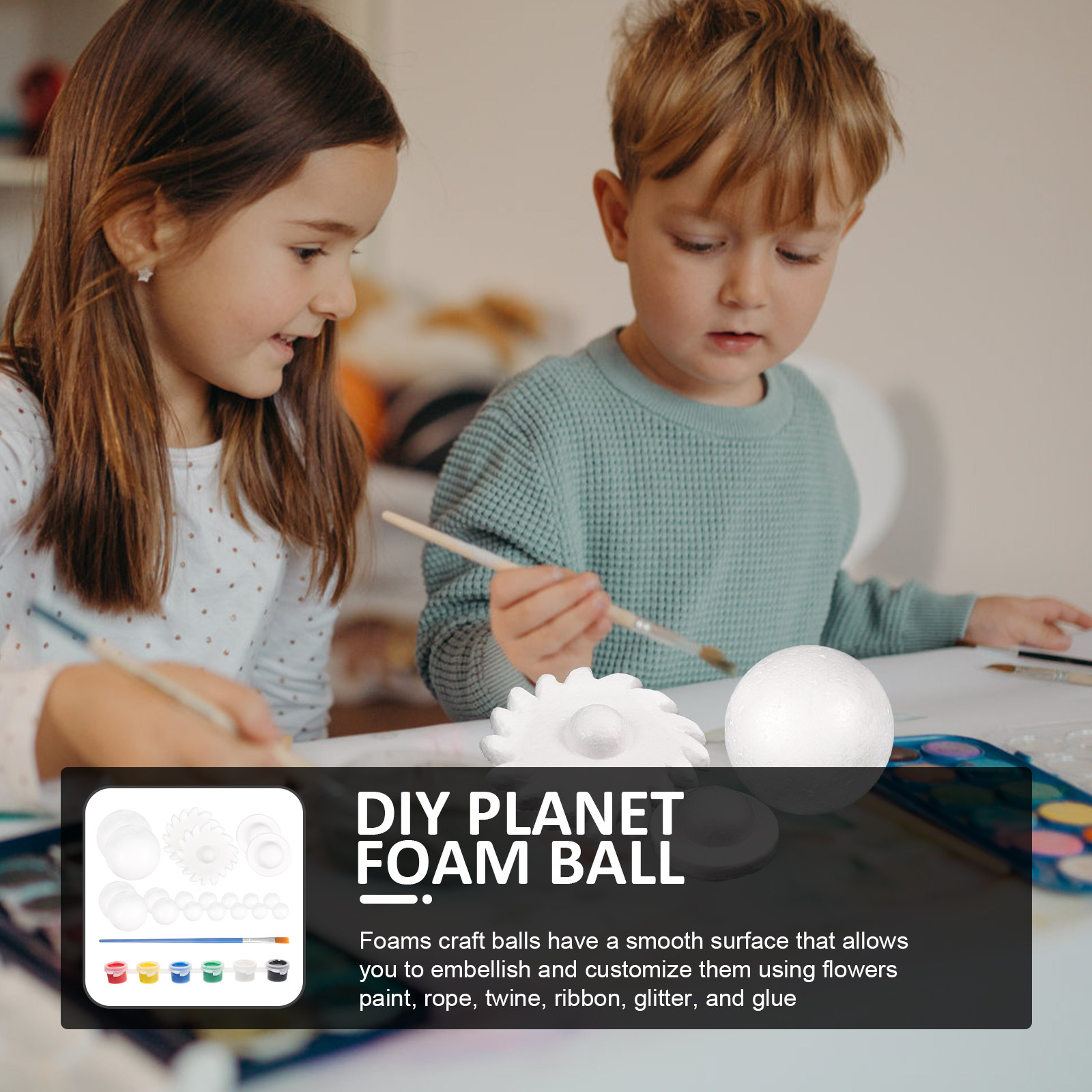 2Sets DIY Planet Foam Balls So - Art Craft For Kindergarten recensie en prijs