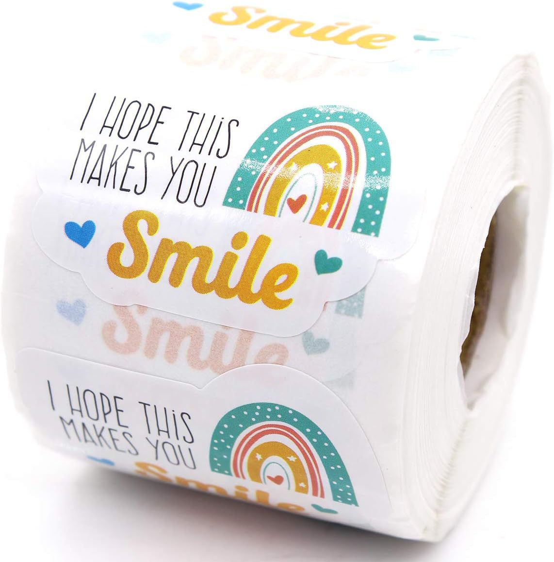 250Pcs 1.4*1.8in Rainbow Thank - Art Craft Handmade recensie en prijs