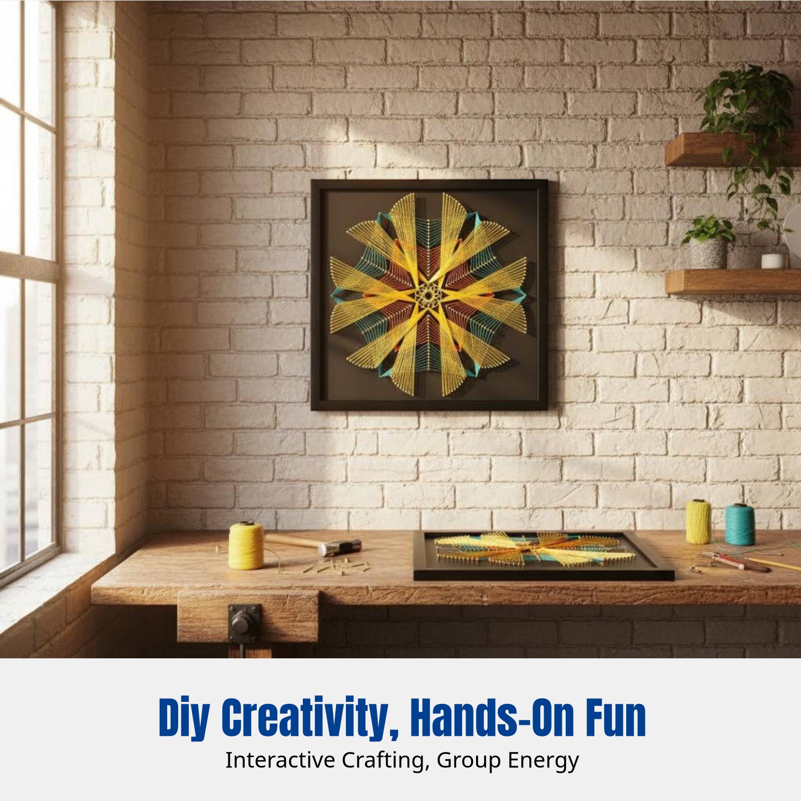 Geometric Pattern Nail String  - Art Craft Handmade recensie en prijs